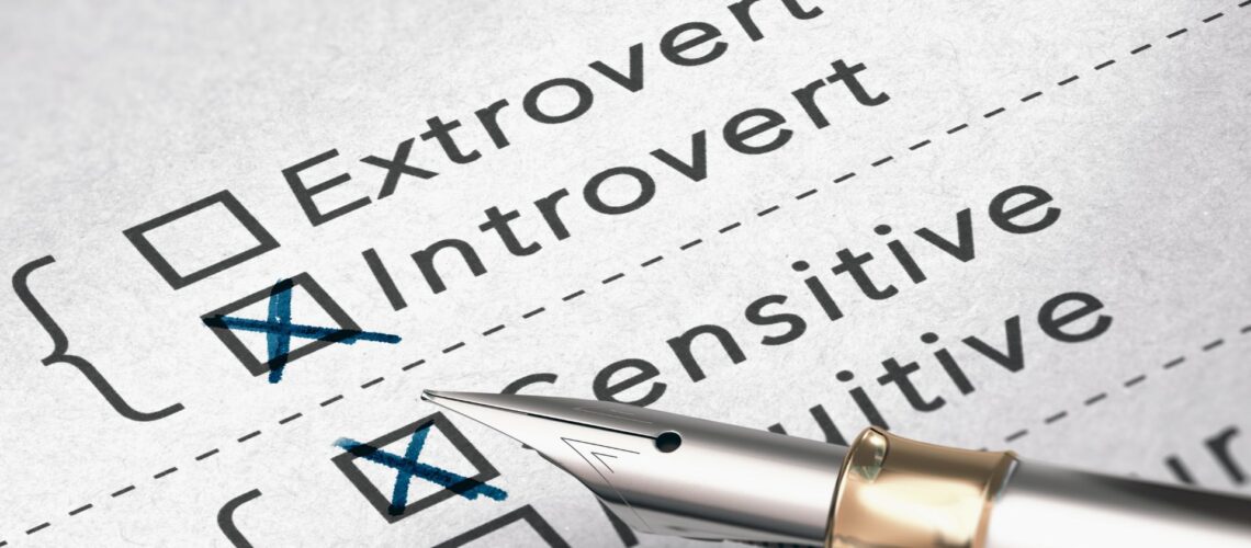 Checklist highlighting introverted traits, symbolising workplace diversity
