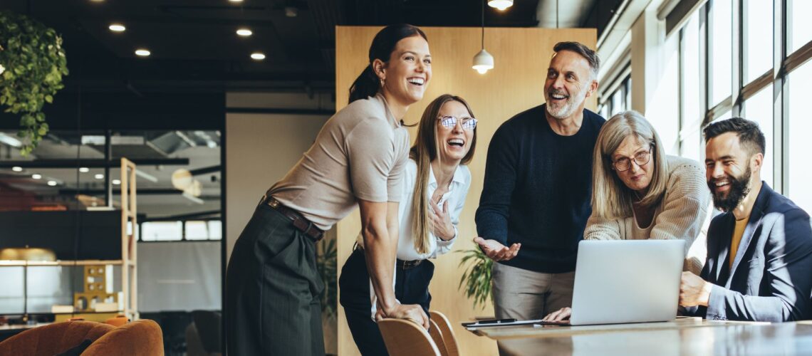 Leader guiding a team through organisational change with clarity and confidence