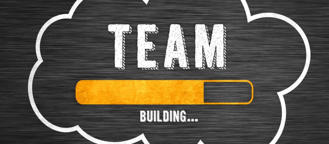 Team building progress concept showing development of effective communication strategies